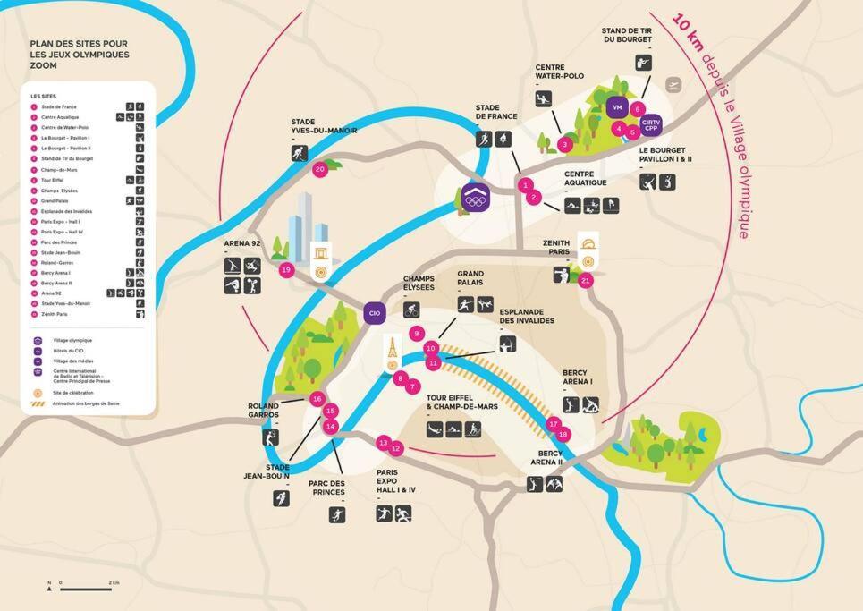 Bel Appartement 3Mn A Pied De La Gare Et 10Mn De Paris อาร์ฌ็องเตย ภายนอก รูปภาพ